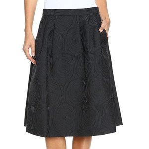 Calvin Klein Rose Jacquard A Line Skirt
